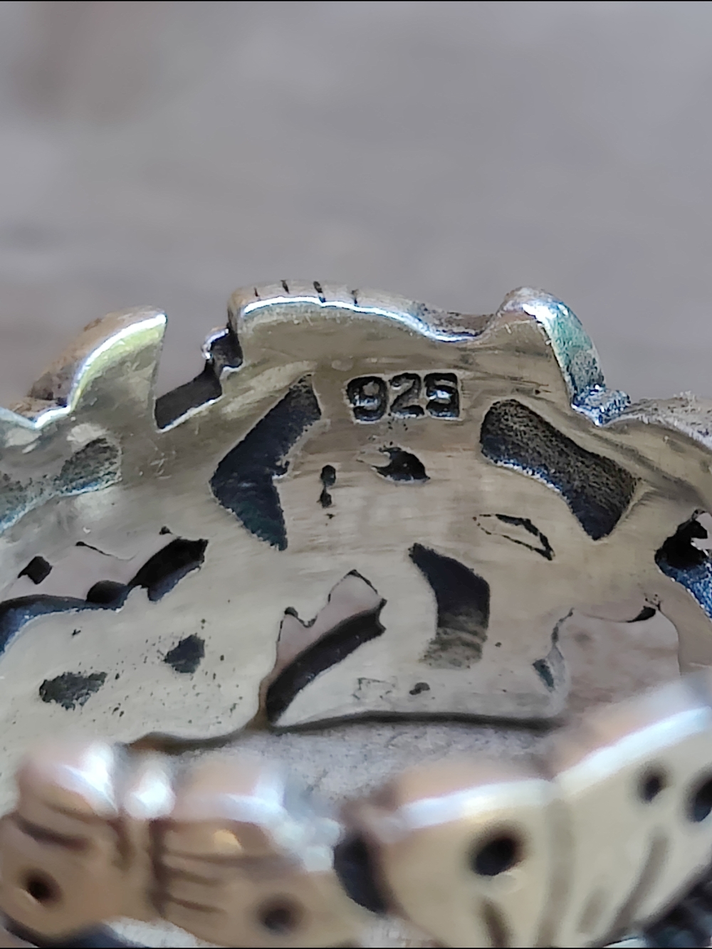 Sterling Silver Butterfly Stack Ring - Picture 4 of 5